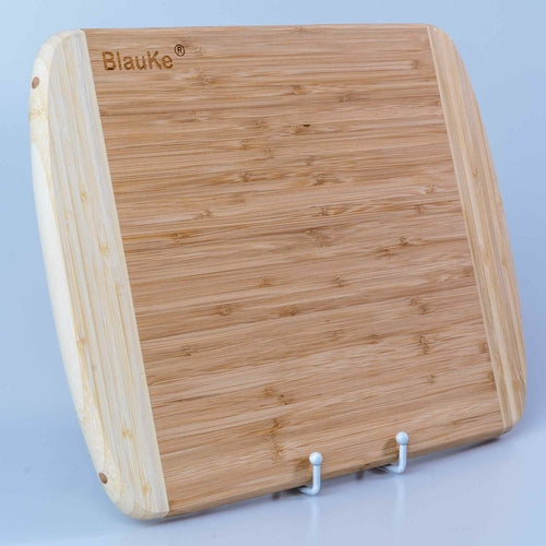 Large Wood Cutting Board for Kitchen 14x11" - Bamboo Chopping Board